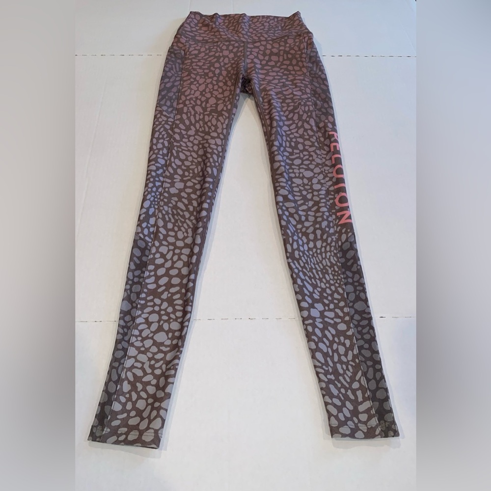Wear It To Heart WITH x Peloton Riverstone Leopard High Waist Mesh Leggings